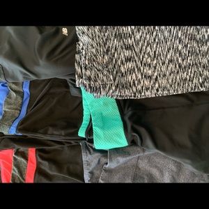 Lot of 6 Womens Athletic Style Pants Capris Size XL Old Navy New Balance Calvin